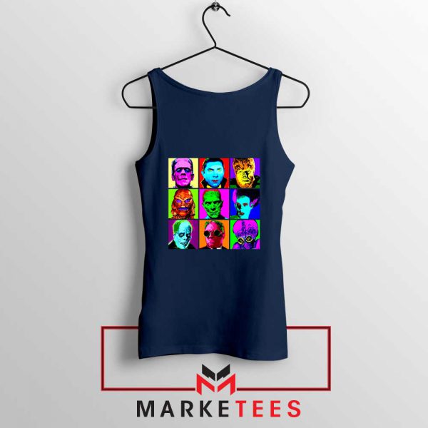 Universal Warhol Horror Navy Blue Tank Top