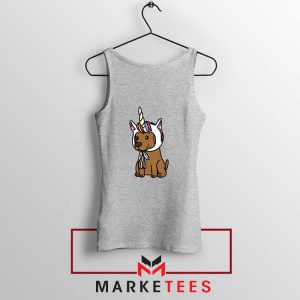 Vizsla Unicorn Hat Sport Grey Tank Top