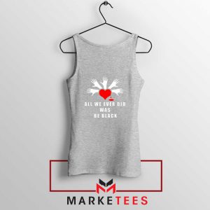 Be Black Power Sport Grey Tank Top