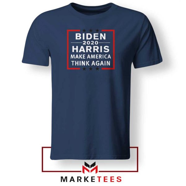 Biden 2020 Harris Navy Blue Tshirt