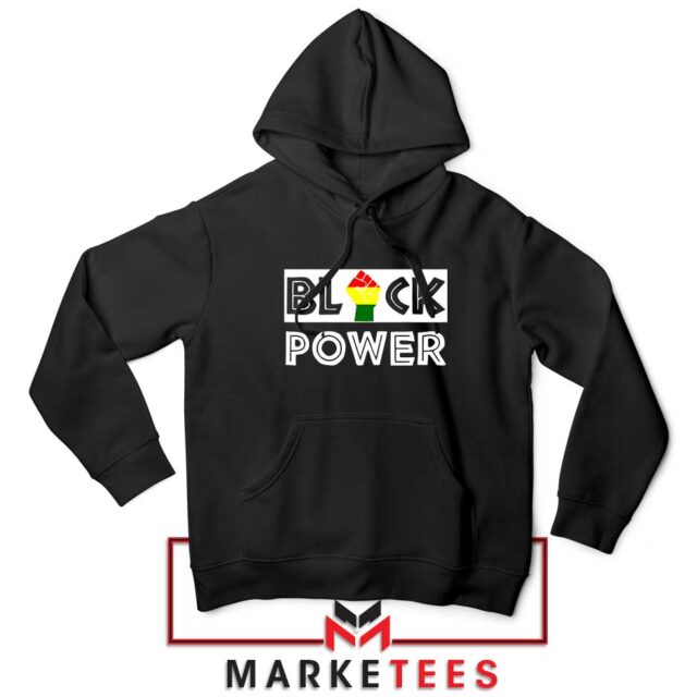 Black Power Rainbow Fist Hoodie