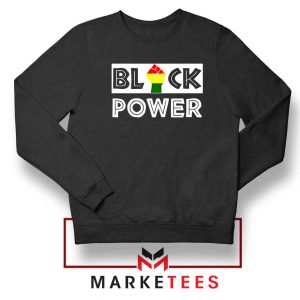 Black Power Rainbow Fist Sweatshirt