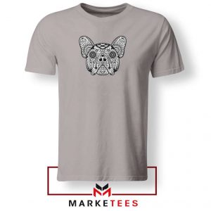 Bulldog Sugar Skull Sport Grey Tshirt