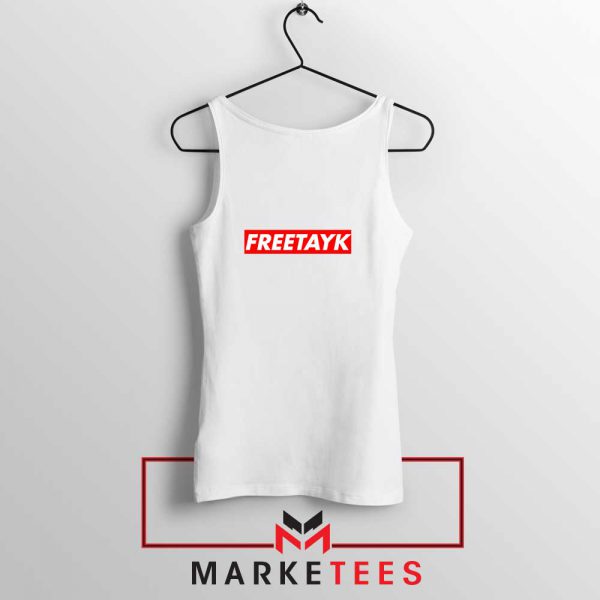 Free Tay K 47 White Tank Top