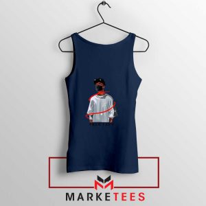 Free Tay K Navy Blue Tank Top