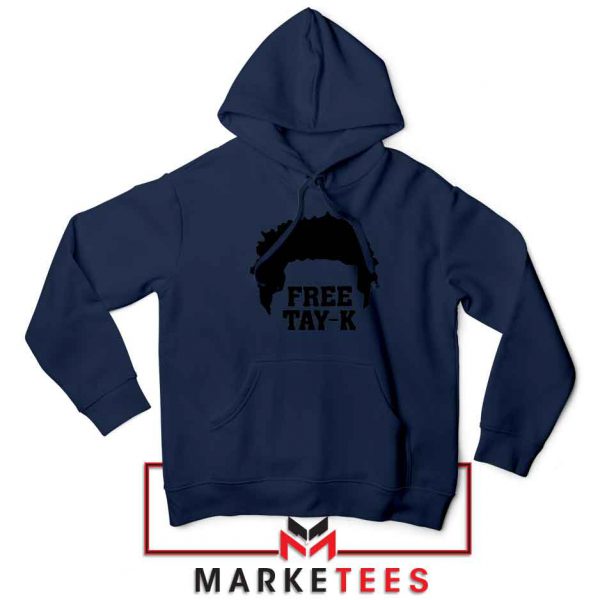 Free Tay K Rapper Navy Blue Hoodie