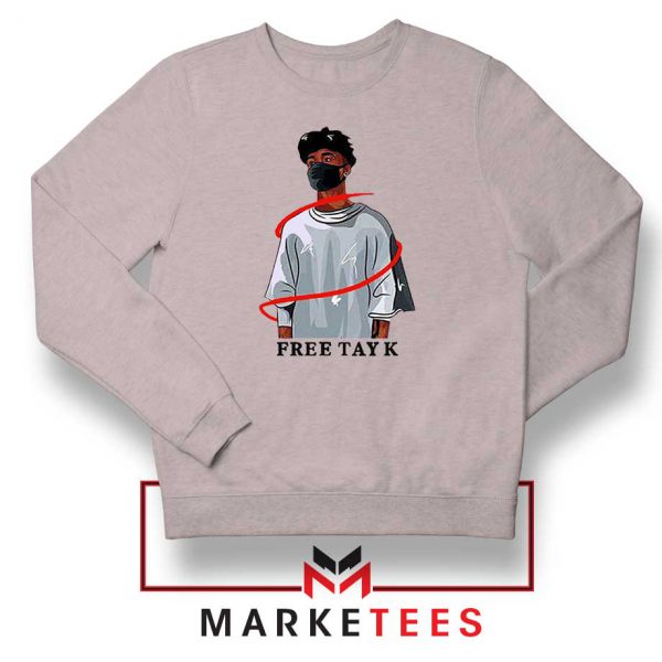 Free Tay K Sport Grey Sweatshirt