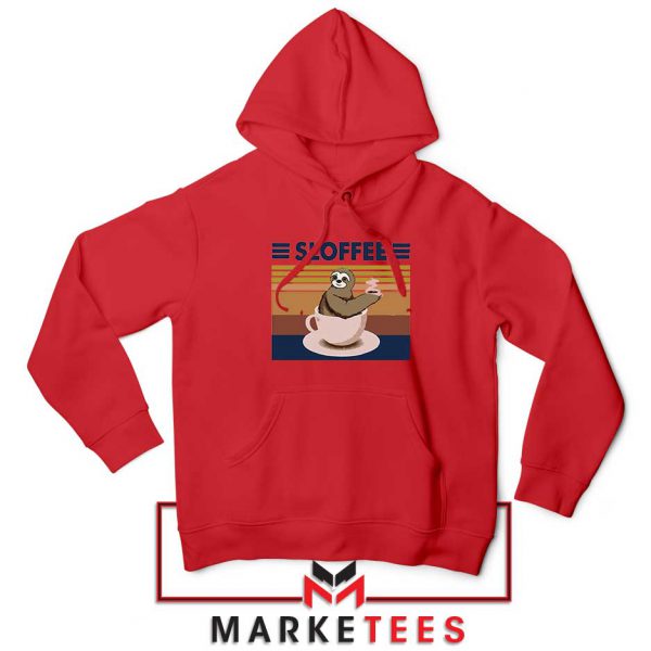 Funny Sloffee Red Hoodie