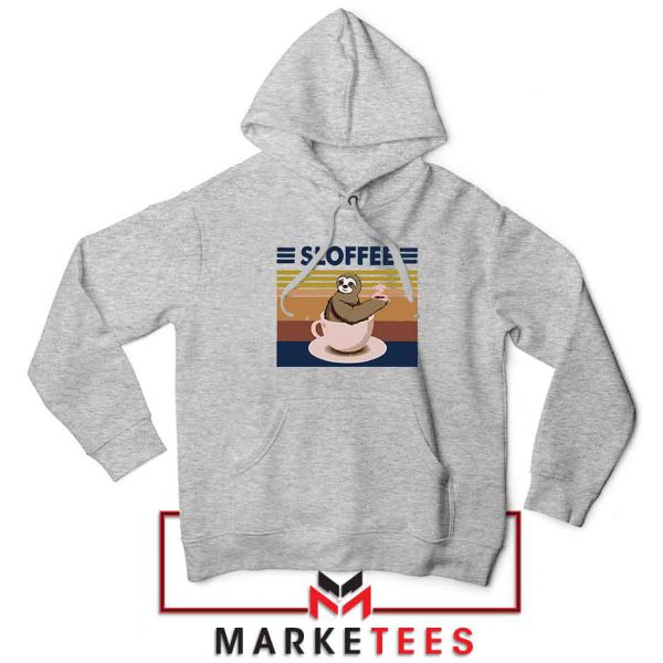 Funny Sloffee Sport Grey Hoodie