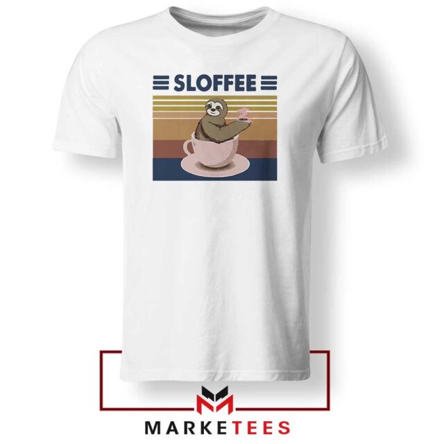 Sloffee Sloth & Coffee Humor T-Shirt