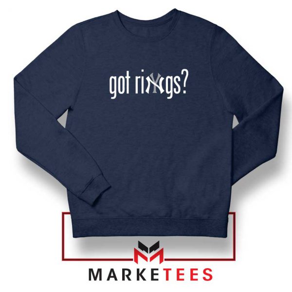 Got Rings Navy Blue Sweatshirt