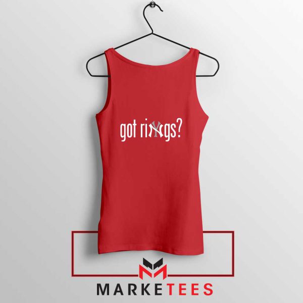 Got Rings Red Tank Top