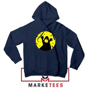 Halloween Time Navy Blue Hoodie