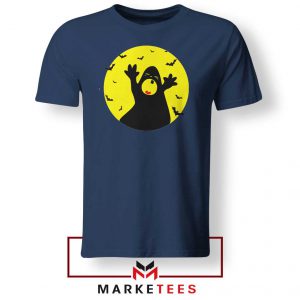 Halloween Time Navy Blue Tshirt