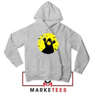 Halloween Time Sport Grey Hoodie