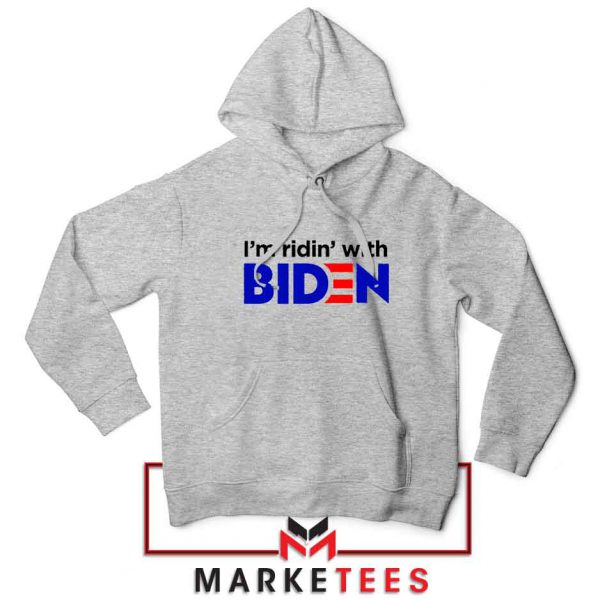 I am Ridin with Biden Sport Grey Hoodie