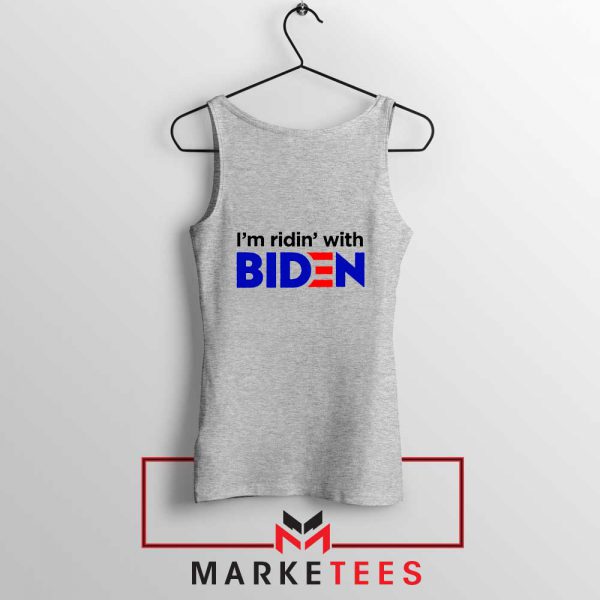 I am Ridin with Biden Sport Grey Tank Top