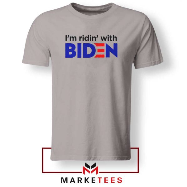 I am Ridin with Biden Sport Grey Tshirt