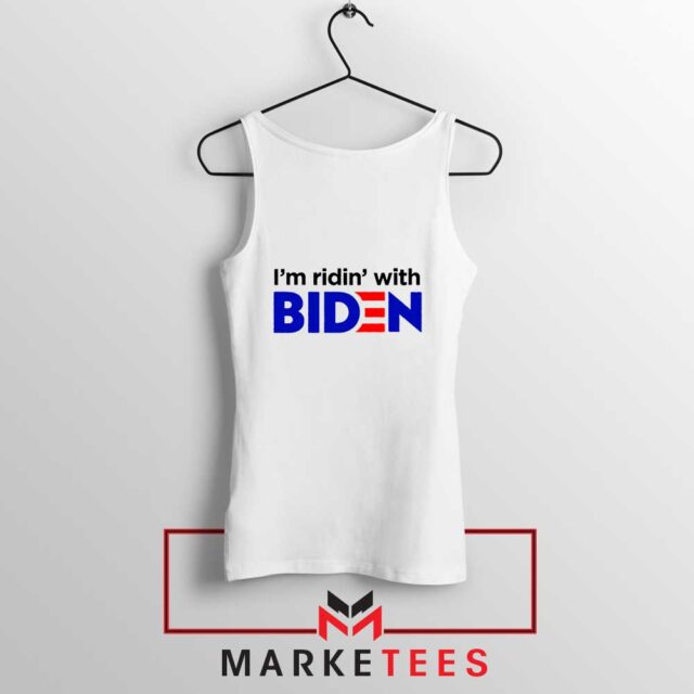 I am Ridin with Biden Tank Top Buy Joe 2020 Merch - Expressively