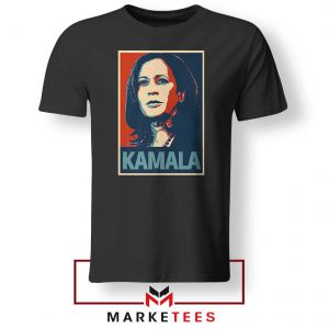 Kamala Harris Poster Black Tshirt