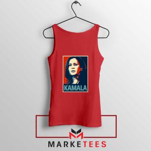 Kamala Harris Poster Red Tank Top