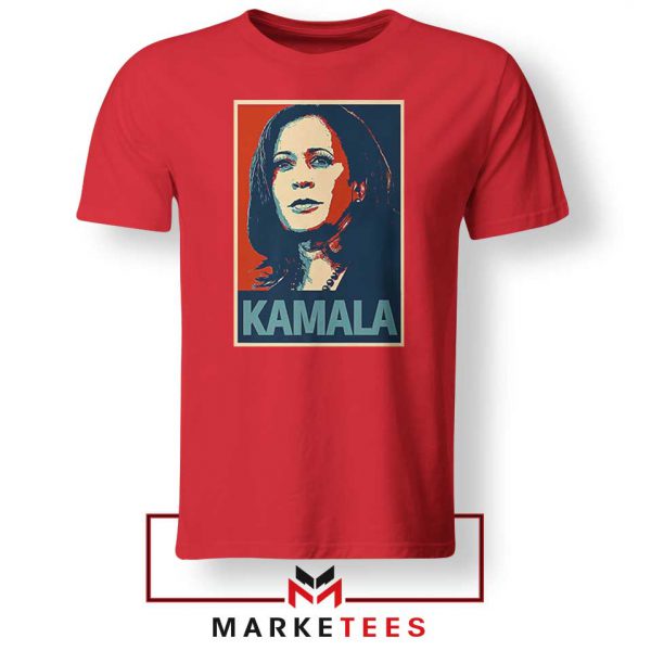 Kamala Harris Poster Red Tshirt