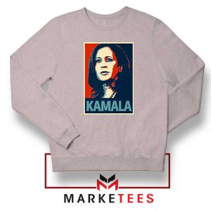 Kamala Harris Poster Sport Grey Sweatshirt