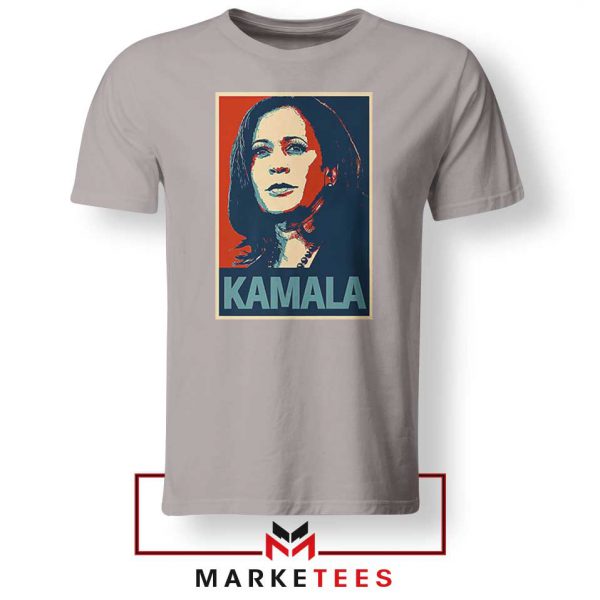 Kamala Harris Poster Sport Grey Tshirt