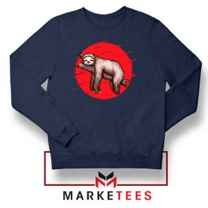 Lazy Sloth Navy Blue Sweatshirt