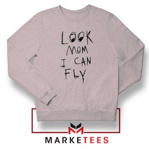 Look Mom I Can Fly Sport Grey Sweatshirt