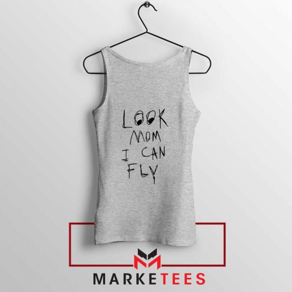 Look Mom I Can Fly Sport Grey Tank Top