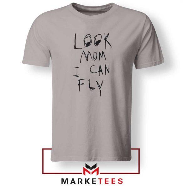 Look Mom I Can Fly Sport Grey Tshirt