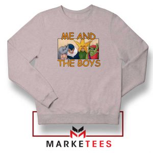 Me And The Boys Graphic Sport Grey Sweatshirt