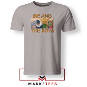 Me And The Boys Graphic Sport Grey Tshirt