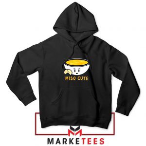 Miso Cute Black Hoodie