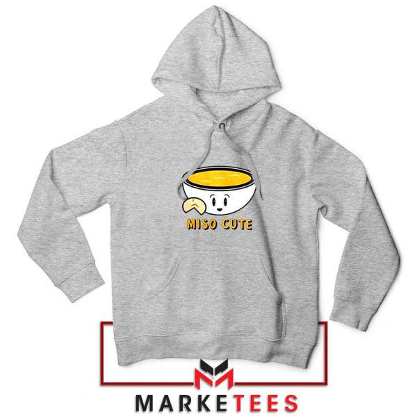 Miso Cute Sport Grey Hoodie