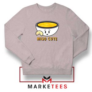 Miso Cute Sport Grey Sweatshirt