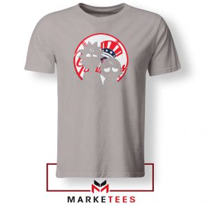 Rick and Morty New York Yankees Sport Grey Tshirt