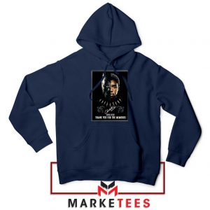 Rip Chadwick Boseman Navy Blue Hoodie