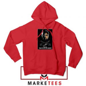 Rip Chadwick Boseman Red Hoodie