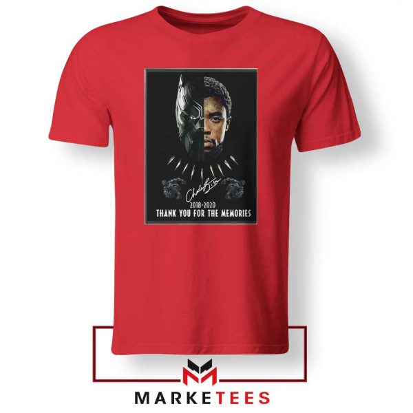 Rip Chadwick Boseman Red Tshirt