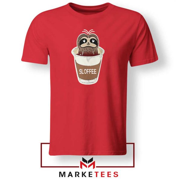 Sloffee Pocket Red Tshirt