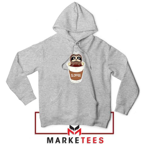 Sloffee Pocket Sport Grey Hoodie