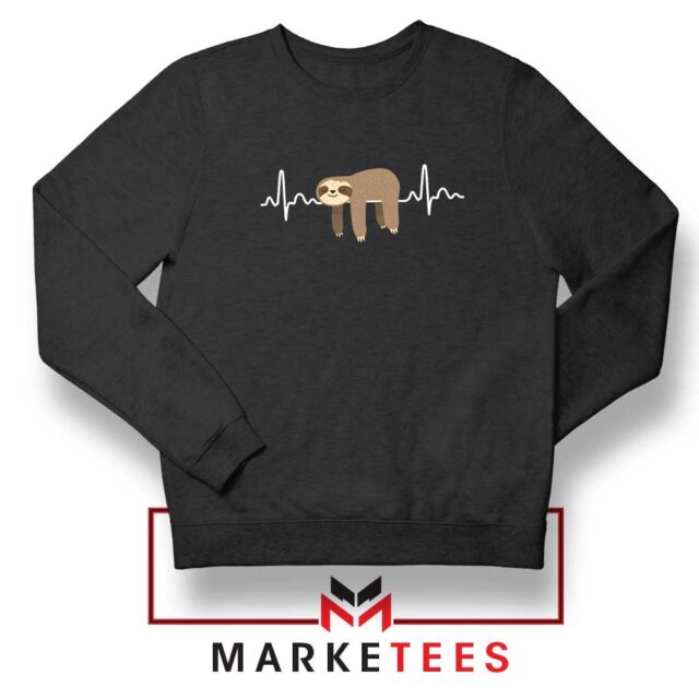 Sloth Lazy Heartbeat Sweatshirt Buy Cute Animal Sweaters - Ultimate