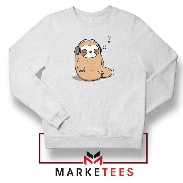 Relaxing Sloth Graphic Sweatshirt
