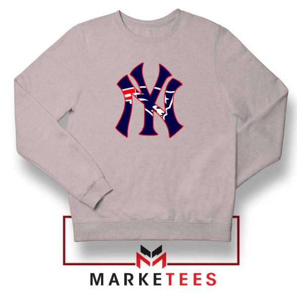 Yankees New England Patriots Sport Grey Sweatshirt