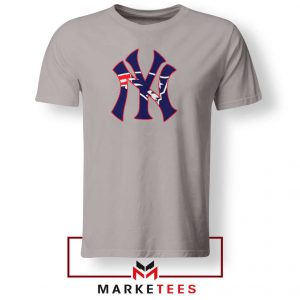 Yankees New England Patriots Sport Grey Tshirt