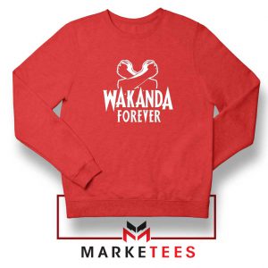 Africa Wakanda Forever Red Sweatshirt