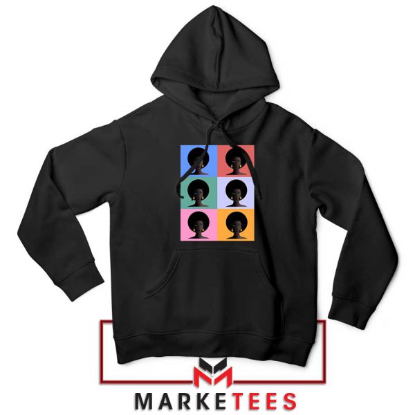 African American Black Hoodie