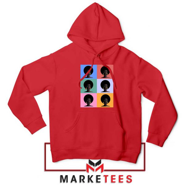 African American Red Hoodie